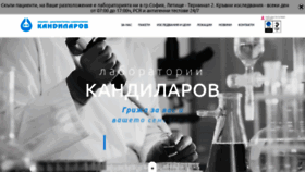 What Kandilarov.com website looked like in 2022 (1 year ago)