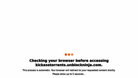What Kickasstorrents.unblockninja.com website looked like in 2022 (1 year ago)