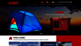 What Koopchina.com website looked like in 2022 (1 year ago)