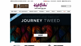 What Knitpicks.com website looked like in 2022 (1 year ago)