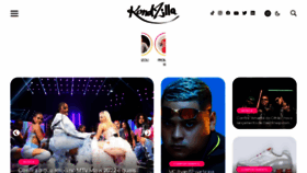 What Kondzilla.com website looked like in 2022 (1 year ago)