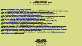 What Kerchner.com website looked like in 2022 (1 year ago)