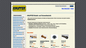 What Knupfershop.de website looked like in 2022 (1 year ago)