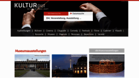 What Kulturpur.de website looked like in 2022 (1 year ago)