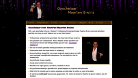What Kindergoochelaar.nl website looked like in 2022 (1 year ago)