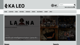What Kaleo.org website looked like in 2022 (1 year ago)