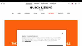What Kitsune.fr website looked like in 2022 (1 year ago)