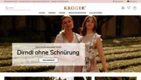 What Krueger-dirndl.de website looked like in 2022 (3 years ago)
