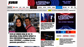 What Kurir-info.rs website looked like in 2022 (1 year ago)
