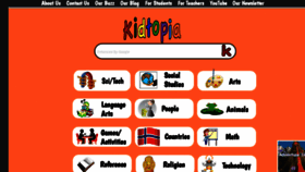 What Kidtopia.info website looked like in 2022 (1 year ago)