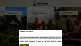 What Kittenberger.at website looked like in 2022 (1 year ago)
