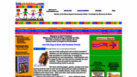 What Kidprintables.com website looked like in 2022 (1 year ago)