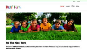 What Kidsturncentral.com website looked like in 2022 (1 year ago)