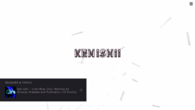 What Kenishii.com website looked like in 2022 (1 year ago)