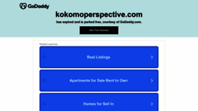 What Kokomoperspective.com website looked like in 2022 (1 year ago)