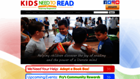 What Kidsneedtoread.org website looked like in 2022 (1 year ago)