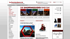 What Kurfuerstendamm.de website looked like in 2022 (1 year ago)