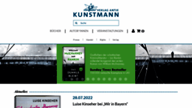 What Kunstmann.de website looked like in 2022 (1 year ago)