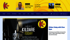 What Kfmradio.com website looked like in 2022 (1 year ago)