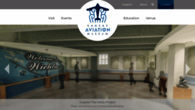 What Kansasaviationmuseum.org website looked like in 2022 (1 year ago)