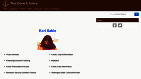 What Karisable.com website looked like in 2022 (1 year ago)