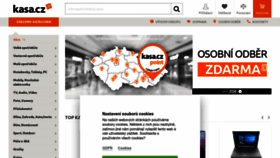 What Kasa.cz website looked like in 2022 (1 year ago)