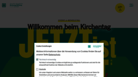 What Kirchentag.de website looked like in 2022 (1 year ago)