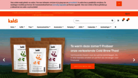 What Kaldi.nl website looked like in 2022 (1 year ago)
