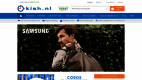 What Kish.nl website looked like in 2022 (1 year ago)