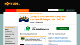 What Konkurs.ro website looked like in 2022 (2 years ago)