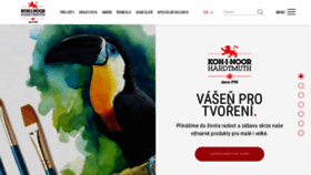 What Koh-i-noor.cz website looked like in 2022 (1 year ago)