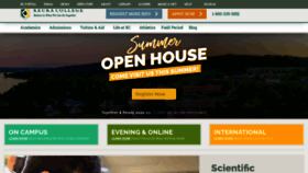 What Keuka.edu website looked like in 2022 (2 years ago)