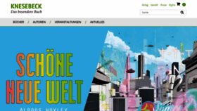 What Knesebeck-verlag.de website looked like in 2022 (1 year ago)
