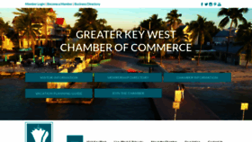 What Keywestchamber.org website looked like in 2022 (1 year ago)
