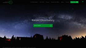 What Kielderobservatory.org website looked like in 2022 (1 year ago)
