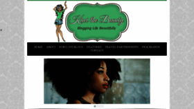 What Kiwithebeauty.com website looked like in 2022 (1 year ago)