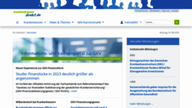 What Krankenkassen-direkt.de website looked like in 2022 (1 year ago)