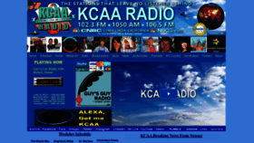 What Kcaaradio.com website looked like in 2022 (1 year ago)
