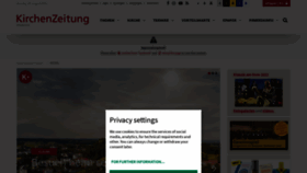 What Kirchenzeitung.at website looked like in 2022 (1 year ago)