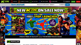 What Kzone.com.au website looked like in 2022 (1 year ago)