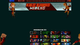 What Kidsgamesheroes.com website looked like in 2022 (1 year ago)