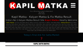 What Kapil-matka.com website looked like in 2022 (1 year ago)