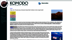 What Komodonationalpark.org website looked like in 2022 (3 years ago)