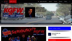 What Kgfw.com website looked like in 2022 (1 year ago)