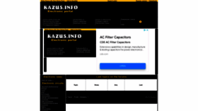 What Kazus.info website looked like in 2022 (1 year ago)