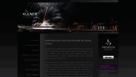What Koelner-lichter.de website looked like in 2022 (1 year ago)