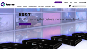 What Kramerelectronics.com website looked like in 2022 (1 year ago)