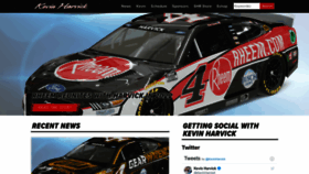 What Kevinharvick.com website looked like in 2022 (1 year ago)