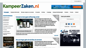 What Kampeerzaken.nl website looked like in 2022 (2 years ago)