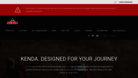 What Kendausa.com website looked like in 2022 (1 year ago)